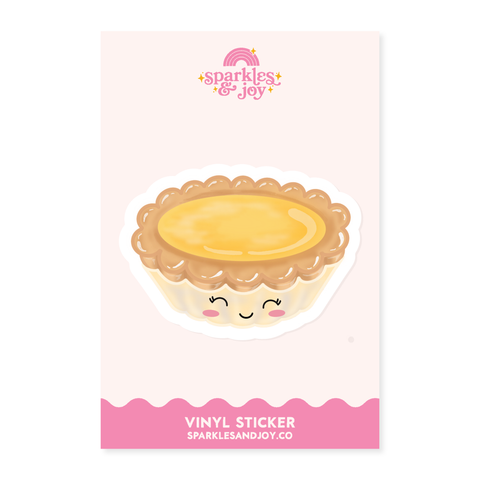 Egg Tart - Matte Vinyl Sticker