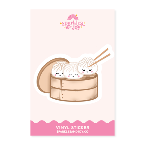 Xiao Long Bao - Matte Vinyl Sticker
