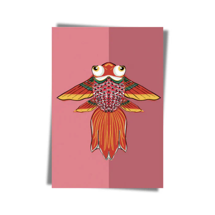Fish Kite Greeting Card