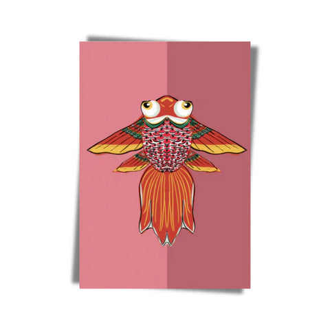 Fish Kite Greeting Card