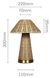 Palawan Rattan Rechargeable Lamp