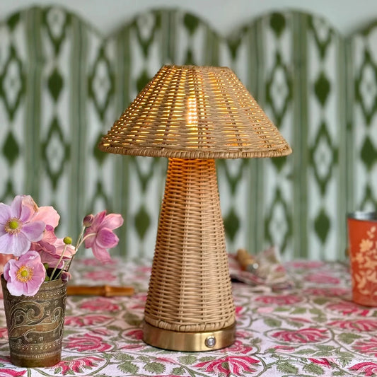 Product image of Palawan Rattan Rechargeable Lamp