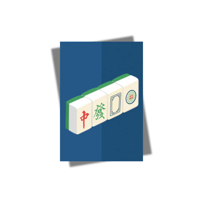 Mahjong Greeting Card