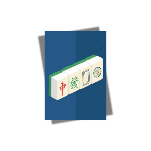 Mahjong Greeting Card