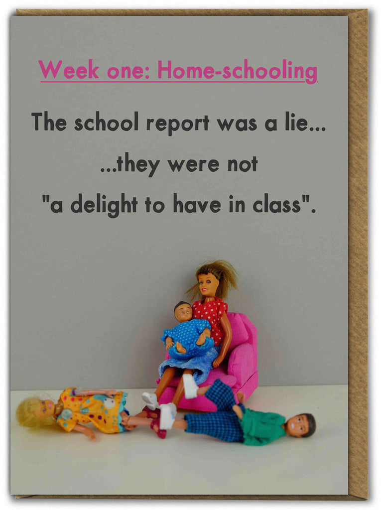 " Homeschooling " Greeting Card