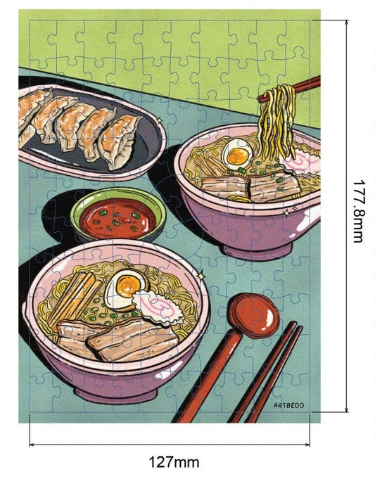 100pc Mini Puzzle: Ramen