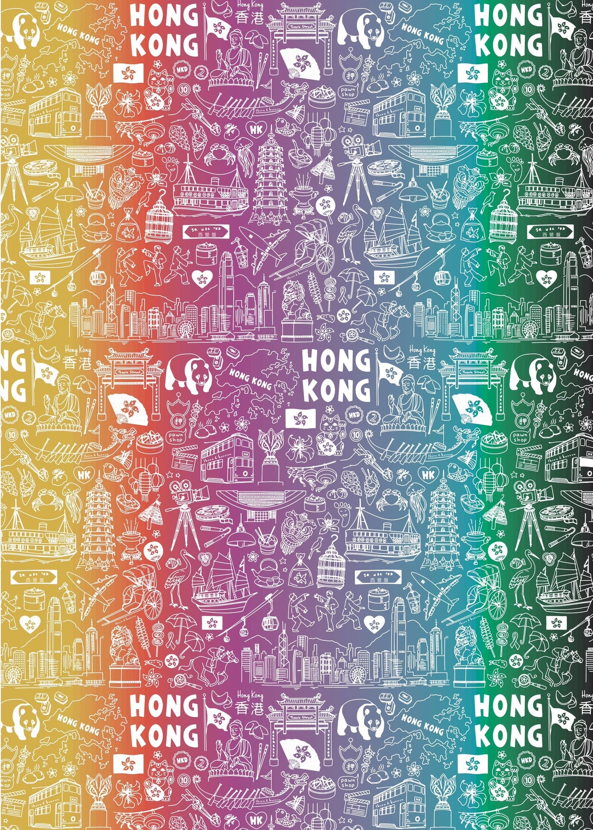 Hong Kong Gift Wrapping Paper - Thorn and Burrow