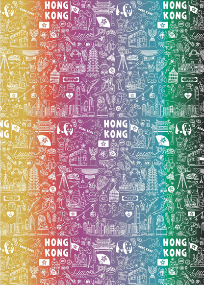 Hong Kong Gift Wrapping Paper - Thorn and Burrow