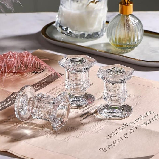Glass Candleholder