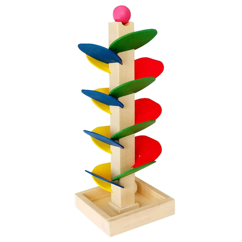 Wooden Toy Series Ball Run Tower