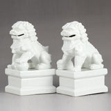Ceramic Fu Lion Dog -  Pair