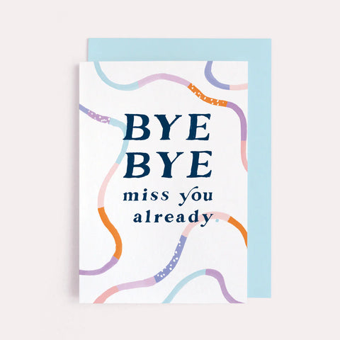 BYE BYE CARD