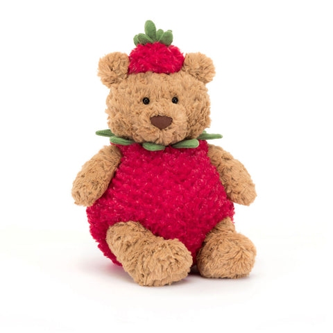 Jellycat Batholomew Bear Strawberry