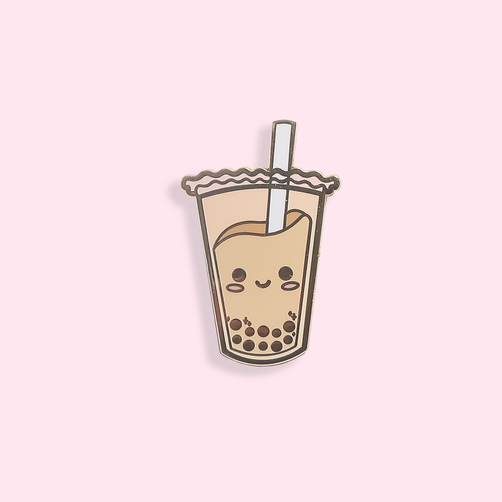 Bubble Tea Enamel Pin