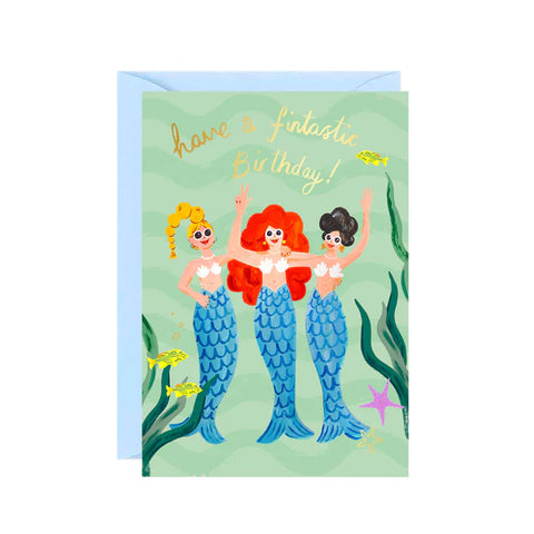 " Fintastic Birthday " Greeting Card