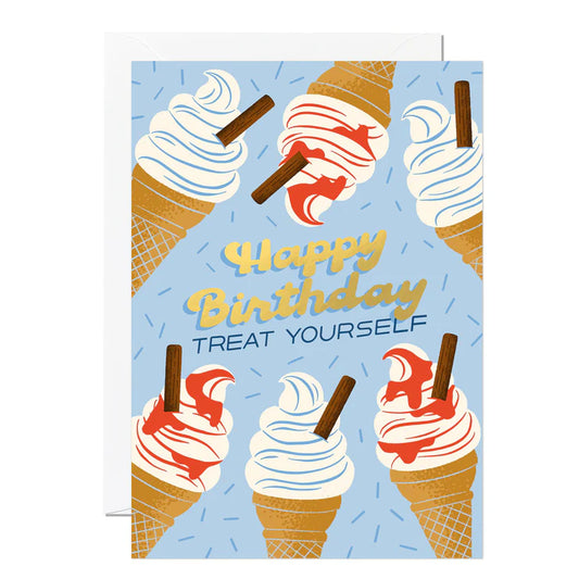 Ice Cream Birthday Card