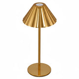 Brass Scallop Rechargeable Lamp