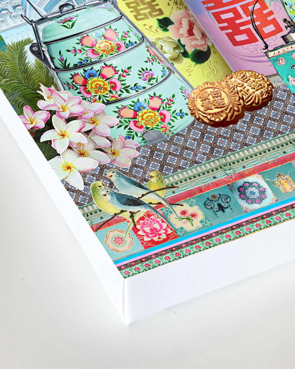 Canvas print of Singapore Shophouse Artwork