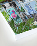Shophouse Trio in Emerald Greens & Blues Artwork