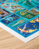 Chinoiserie In Teal & Peacock Blue Limited Edition Artwork