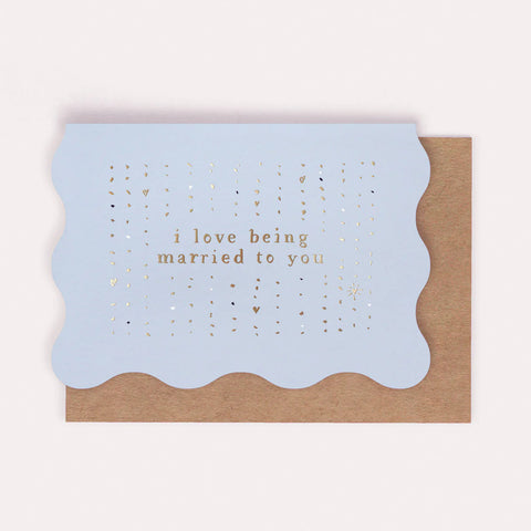 MARRIED LOVE ANNIVERSARY CARD