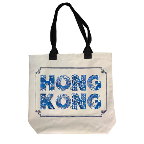 Chinoiserie Hong Kong Tote Bag