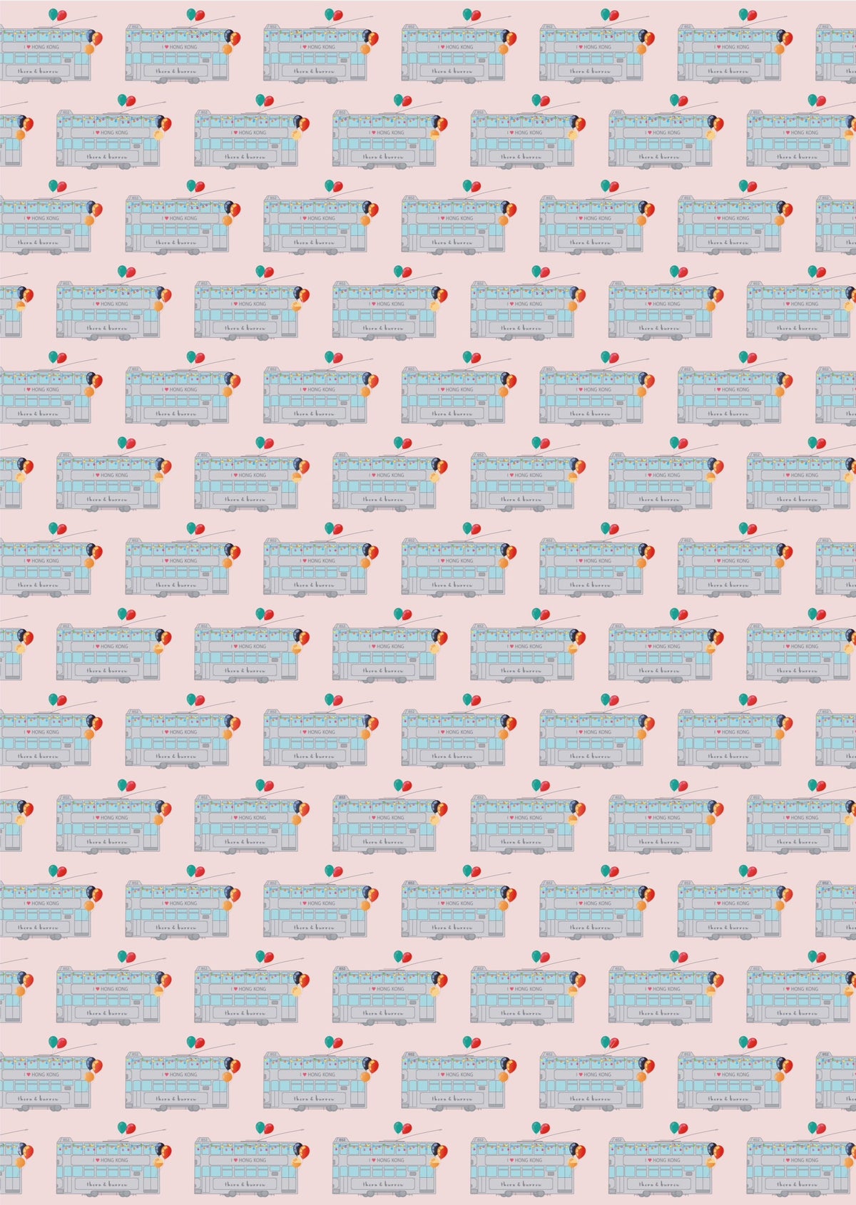 Hong Kong Gift Wrapping Paper - Thorn and Burrow