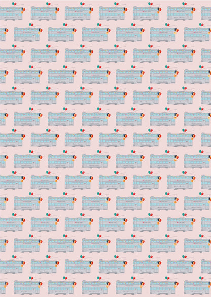 Hong Kong Gift Wrapping Paper - Thorn and Burrow