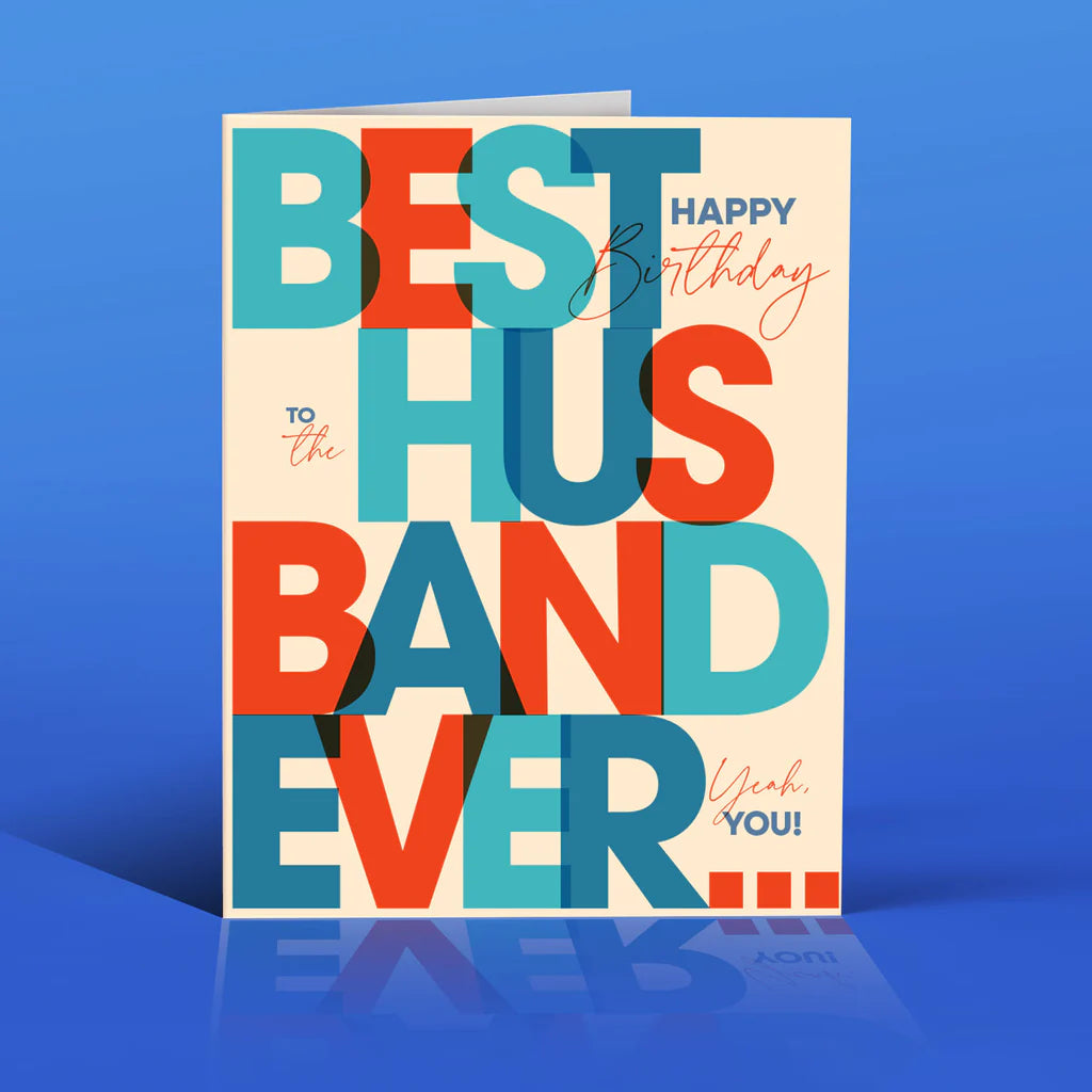 " Best Husband " Birthday Card