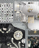 Chinese Lattice In Monochrome Limited Edition Artwork