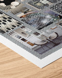 Chinese Lattice In Monochrome Limited Edition Artwork