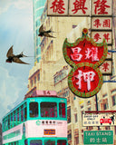 Hong Kong Taxi Artwork