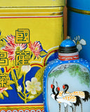 Still Life in Bright Blue & Lemon Yellow