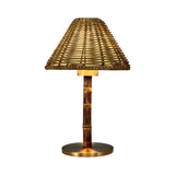 Mini Bali Bamboo Rechargeable Lamp