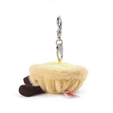 " Egg Tart " Hot Dog Cafe HK Bag Charms