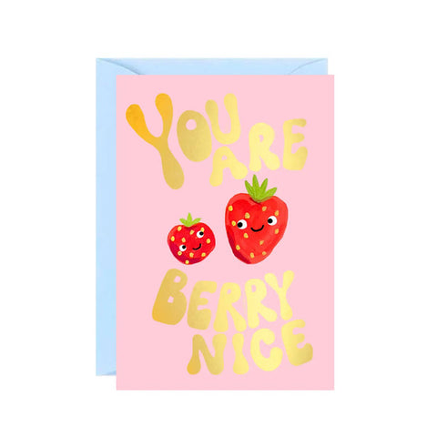 " Berry Nice " Greeting Card