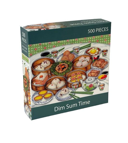 Size guide for 500pc Puzzle: Dim Sum Time