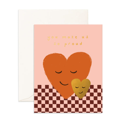 " So Proud Little Heart " Greeting Card