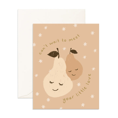 " Meet Little Love Pear " Greeting Card