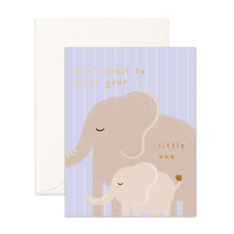 " Little One Elephant " Greeting Card