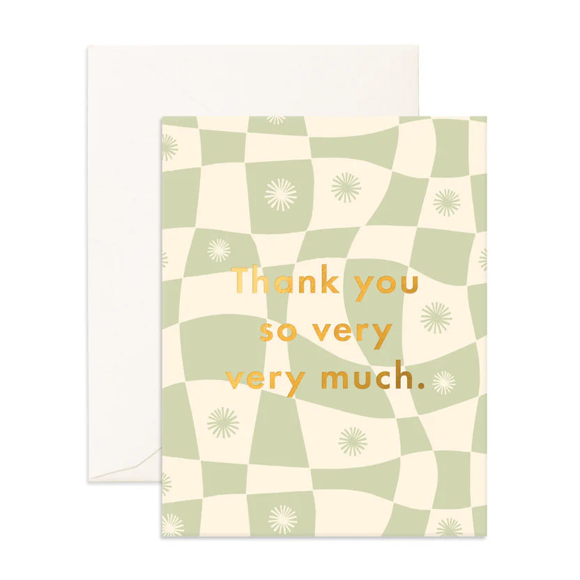 " Thank You Sage Warp " Greeting Card