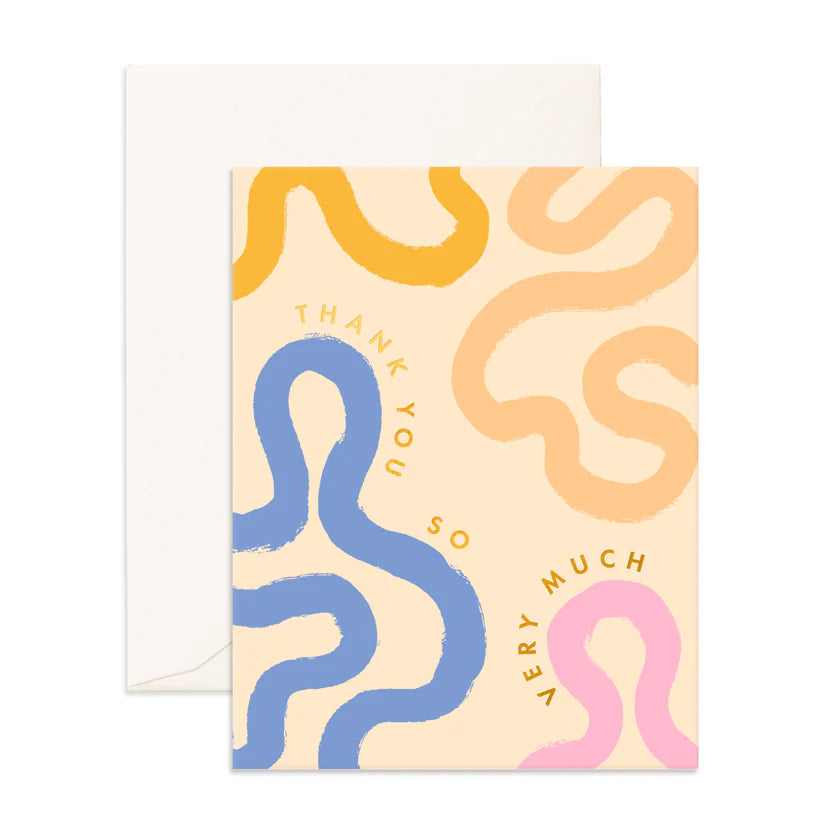 " Thank You So Much Ribbons " Greeting Card