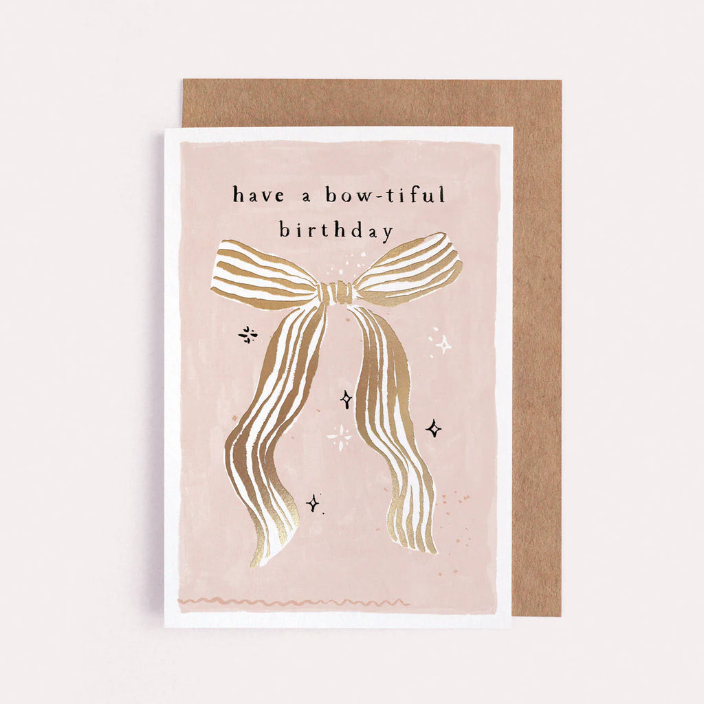 BOW-TIFUL BOW BIRTHDAY CARD