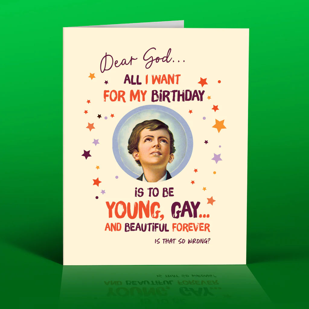 " Birthday Gay Forever " Card
