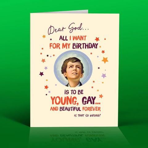 " Birthday Gay Forever " Card