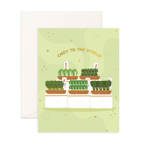 Choy To The World! - Greeting Card