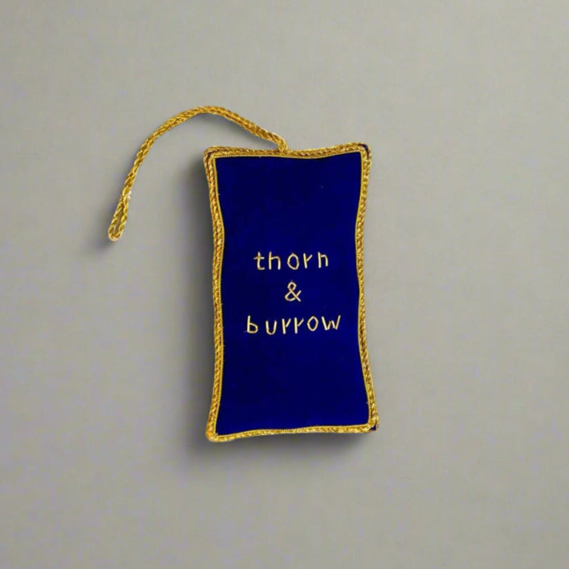 EMBROIDERED ORNAMENT : HK Skyline - Thorn and Burrow