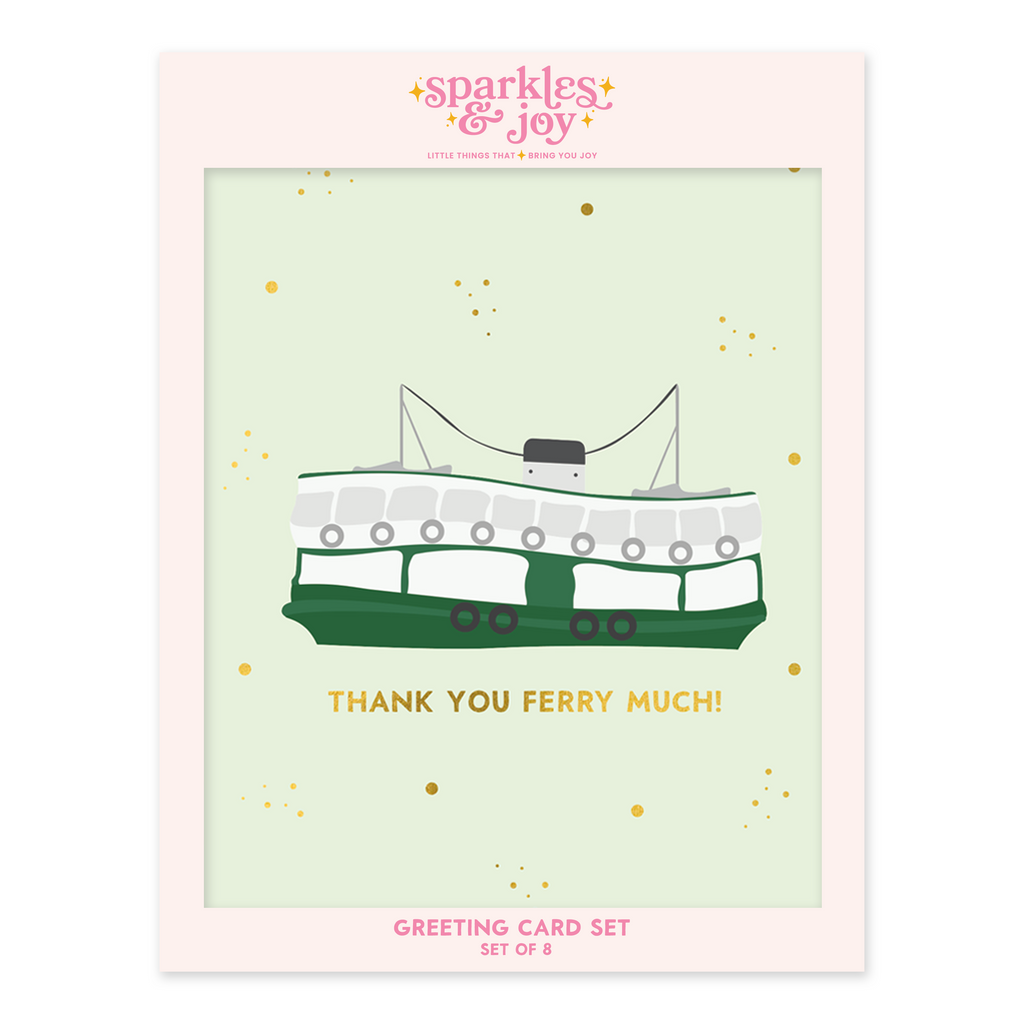 Thank You Ferry Much Greeting Card Boxed Set