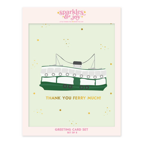 Thank You Ferry Much Greeting Card Boxed Set