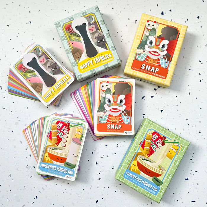 CARD GAMES: HONG KONG-3 DESIGNS (BILINGUAL)